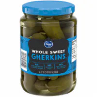 Kroger® Whole Sweet Gherkins 24 fl oz