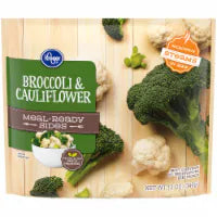 Kroger® Meal-Ready Sides Frozen Broccoli & Cauliflower