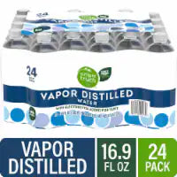 Simple Truth® Vapor Distilled Electrolyte Bottled Water 24 bottles / 16.9 fl oz