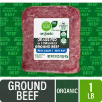 Simple Truth Organic® 90/10 Grass Fed Ground Beef Pack 1 LB