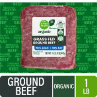 Simple Truth Organic® 90/10 Grass Fed Ground Beef Pack 1 LB