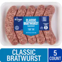 Kroger® Classic Bratwurst 5 ct / 18 oz