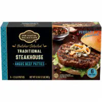 Private Selection® Traditional Steakhouse Angus Beef Patties 6 ct / 32 oz