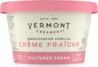 Vermont Creamery Vanilla Crème Fraîche 8 oz