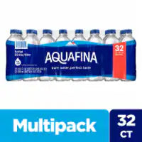 Aquafina Purified Drinking Water Multipack Bottles 32 pk / 16.9 fl oz