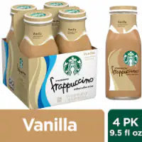Starbucks® Frappuccino® Vanilla Iced Coffee Multipack Bottles 4 pk / 9.5 fl oz
