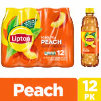 Lipton® Peach Iced Tea Multipack Bottles 12 pk / 16.9 fl oz