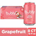 Bubly Sparkling Water, Grapefruit, Zero Sugar & Zero Calories 8 ct / 12 fl oz