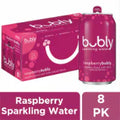 Bubly™ Raspberry Flavored Sparkling Water Cans 8 pk / 12 fl oz