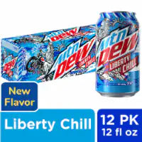 Mountain Dew® Liberty Chill Soda Cans 12pk /12oz