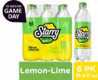 Starry™ Lemon Lime Caffeine Free Soda Bottles 6 pk / 16.9 fl oz