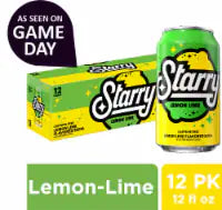 Starry™ Lemon Lime Caffeine Free Soda Cans
