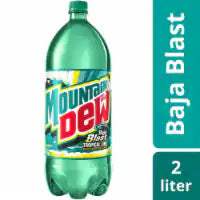 Mountain Dew® Baja Blast Soda Bottle 2 liter