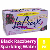 LaCroix® Black Razzberry Flavored Sparkling Water Cans 8 pk / 12 fl oz