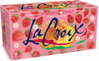 LaCroix Sparkling Water, Strawberry Peach, 12 Fl Oz (Pack of 8)