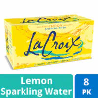 LaCroix® Lemon Flavored Sparkling Water Cans 8 Pack