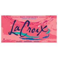 LaCroix® Razz-Cranberry Flavored Sparkling Water Cans 8 Pack