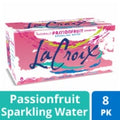 LaCroix® Passionfruit Flavored Sparkling Water Cans 8 pk / 12 fl oz