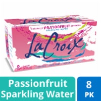 LaCroix® Passionfruit Flavored Sparkling Water Cans 8 pk / 12 fl oz