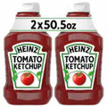 Heinz Tomato Ketchup 2 CT 25oz bottles