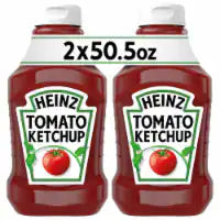 Heinz Tomato Ketchup 2 CT 25oz bottles