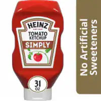 Heinz Simply No Artificial Sweeteners Tomato Ketchup 31oz