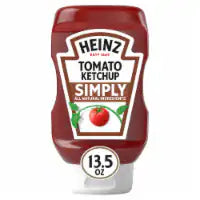Heinz Simply Tomato Ketchup, Bottle 13.5 OZ