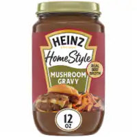 Heinz HomeStyle Mushroom Gravy, Jar 12 OZ