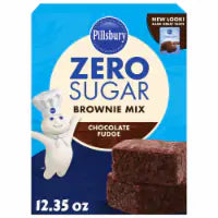 Pillsbury Zero Sugar Chocolate Fudge Flavored Brownie Mix 12.35 oz