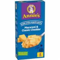 Annie's Macaroni and Classic Cheddar Mac and Cheese 6 oz