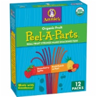 Annie's™ Organic Fruit Peel A Parts Strawberry and Fruit Punch Fruit Snacks 12 ct / 0.56 oz
