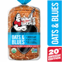 Dave's Killer Bread Organic Oats & Blues Bread, Organic Oats & Blue Cornmeal Topped, 25 oz Loaf