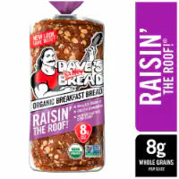 Dave's Killer Bread Organic Raisin The Roof Cinnamon Raisin Bread 18 oz