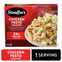 Stouffer's Chicken Pesto Rigatoni Single Serve Frozen Chicken Pasta Single Frozen Meal 8.375 oz