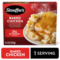 Stouffer's Baked Chicken Single Serve Frozen Chicken Dinner Single Frozen Meals 8.875 OZ