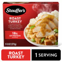 Stouffer's Roast Turkey Single Serve Frozen Turkey Dinner Single Frozen Meals 9.625 OZ