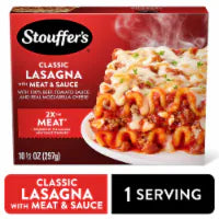 Stouffer's Classic Lasagna with Meat and Sauce Single Serve Oven Ready Frozen Dinners 10.5 OZ