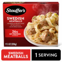 Stouffer’s Swedish Meatballs Single Serve Frozen Pasta Single Frozen Meals 11.5 OZ