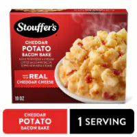 Stouffer's Cheddar Potato Bacon Bake Single Serve Potato Bake Single Frozen Meals 10 OZ