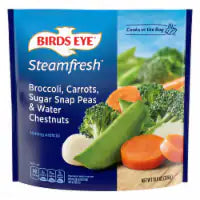 Birds Eye Steamfresh Broccoli Carrots Sugar Snap Peas & Water Chestnuts Frozen Vegetables 10.8oz