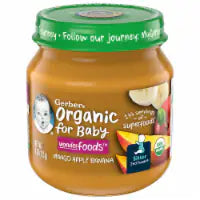 Gerber® 2nd Foods Organic Mango Apple Banana Baby Food Jar