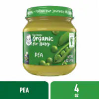 Gerber® 1st Foods Organic Pea Baby Food