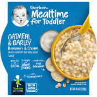 Gerber® Toddler Bananas & Cream Oatmeal & Barley Cereal