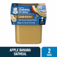 Gerber® 2nd Foods Apple Banana with Oatmeal Baby Food Tubs 2 packs of 4 oz