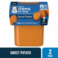 Gerber® 2nd Foods Sweet Potato Baby Food Tubs 2 packs of 4 oz