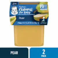 Gerber® 2nd Foods Pear Baby Food Tubs