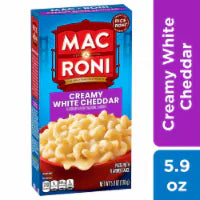Mac-A-Roni™ Creamy White Cheddar Macaroni and Cheese Pasta Box 5.9 oz