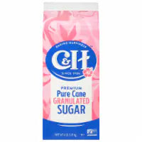 C&H Premium Pure Cane Granulated Sugar 4 lb Carton