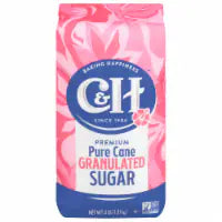C&H Premium Pure Cane Granulated Sugar 4 lb 4 lb