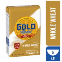Gold Medal Premium Quality All Natural Whole Wheat Flour 5 lbs